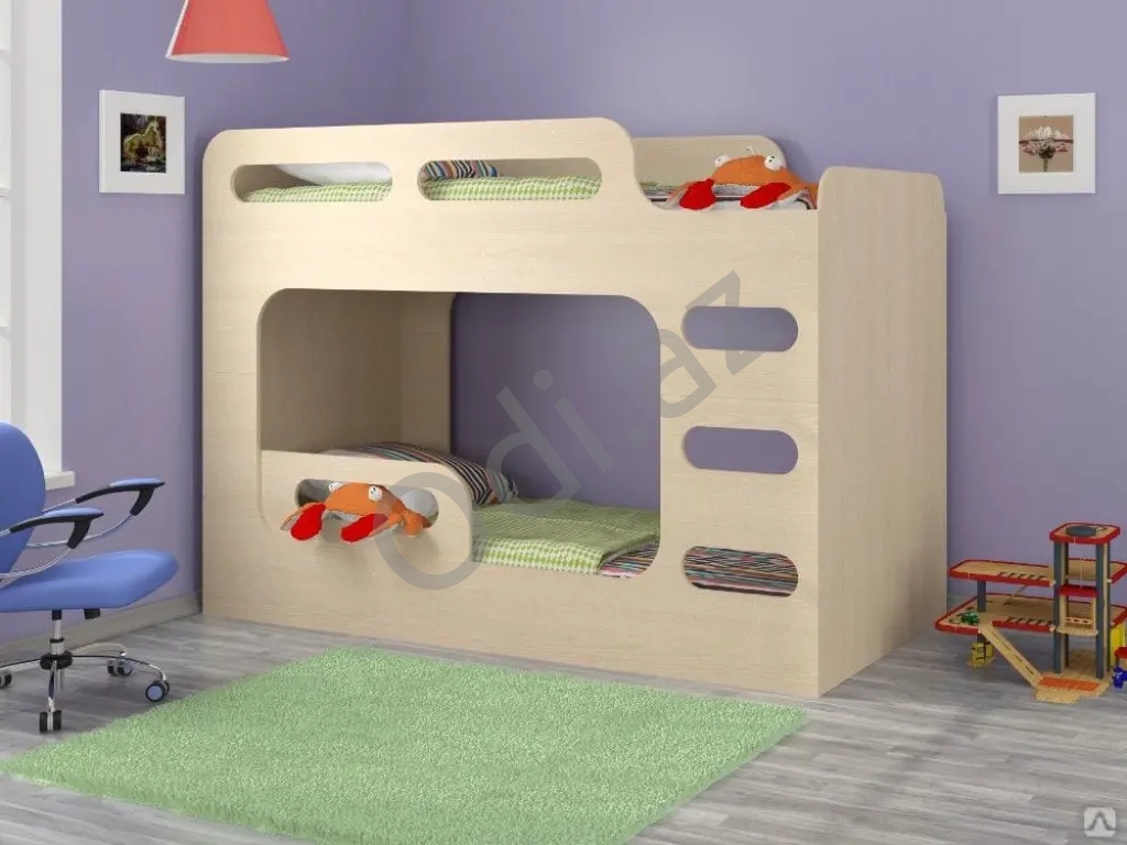 Uşaq 2 mərtəbəli çarpayı