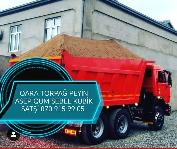 Ən yaxşı Kara Toprak, Peyin Asep, Şebel Taş, Kum, Şatsi və Kamaz təchizatını bizdən əldə edin. 