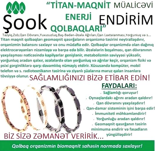 Titan Maqnit Müalicəvi BioEnerji Qolbaqlar - Əhəmiyyətli Faydalar və İstifadəsi
