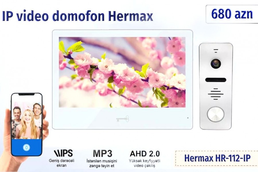 Hermax domofonlari satisi
