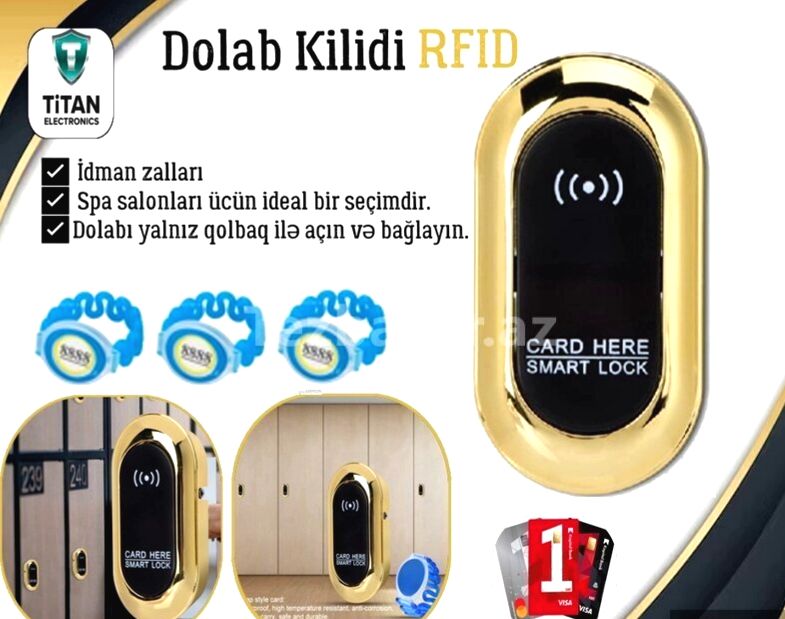 Dolab kilidi gold