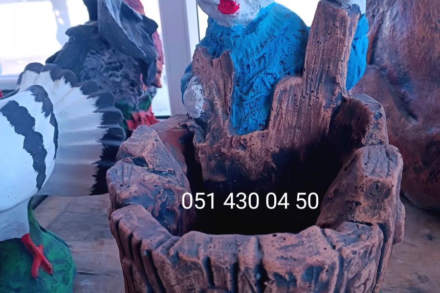Dekorativ heykəllər əl işidir hər ölçüdə 