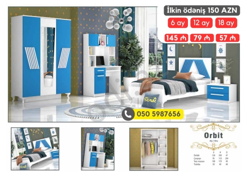 Uşaq otağı mebel dəstləri | KREDİTLƏ AL