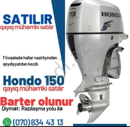 Honda 150 qayıq üçün motor satılır.