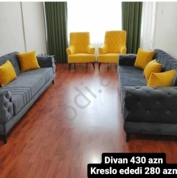 Divan kreslo dəsti
