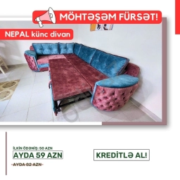 Künc divan Nepal faizsiz KREDİTLƏ | MÖHTƏŞƏM FÜRSƏT