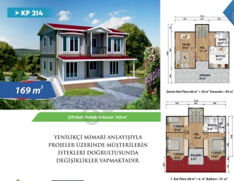 Türkiyədən prefabrik ev, villa, ofis