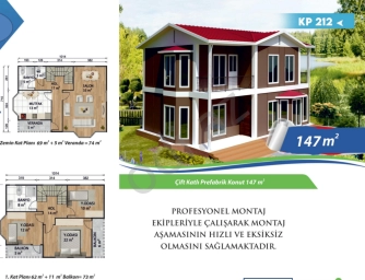 Türkiyədən prefabrik ev, villa, ofis
