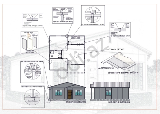 Türkiyədən prefabrik ev, villa, ofis