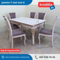 Stol stul dəsti JASMİN | KREDİTLƏ