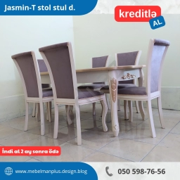 Stol stul dəsti JASMİN | KREDİTLƏ