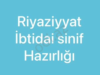 Riyaziyyat, ibtidai sinif hazırlığı