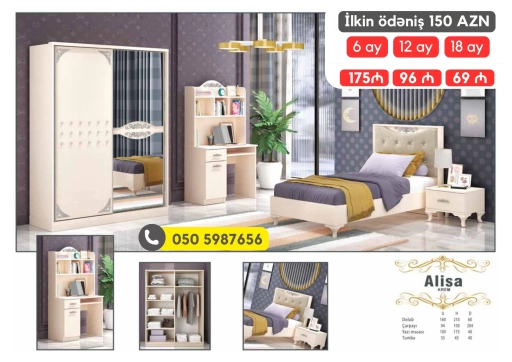 Gənc otağı mebel dəstləri | KREDİTLƏ