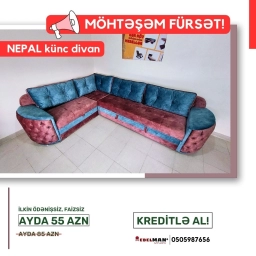 Künc divan Nepal KREDİTLƏ | ŞOK QİYMƏTƏ