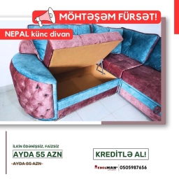 Künc divan Nepal KREDİTLƏ | ŞOK QİYMƏTƏ