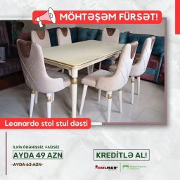 Stol stul dəsti LENARDO | FAİZSİZ KREDİTLƏ