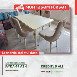 Stol stul dəsti LENARDO | FAİZSİZ KREDİTLƏ