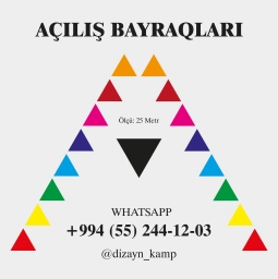 Bayraqlar - Reklam - Mətbəə - Promo - Dizayn