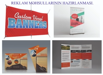 Reklam Mətbəə Promo Çap Dizayn