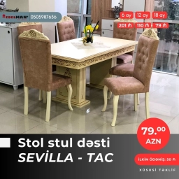 Masa və oturacaq dəstləri | KREDİTLƏ