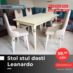 Masa və oturacaq dəstləri | KREDİTLƏ