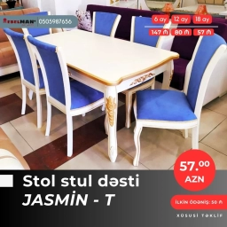 Masa və oturacaq dəstləri | KREDİTLƏ