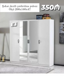 Paltar dolabı sifarişle hazırlanır