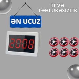 Restoran cağrı sistemi satısı ve qurasdirilmasi