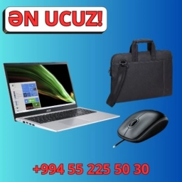 ACER Aspire Notbuk Çanta və mouse hədiyyə