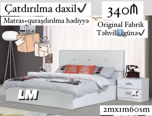 Taxt ikinəfərlik çarpayı