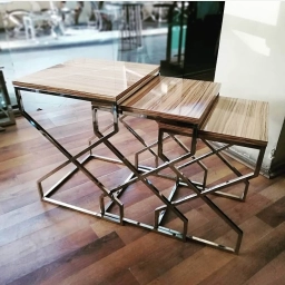 ????️ Paslanmaz Poladdan Sifarişlə Hazırlanan Mebel və Dekor ????