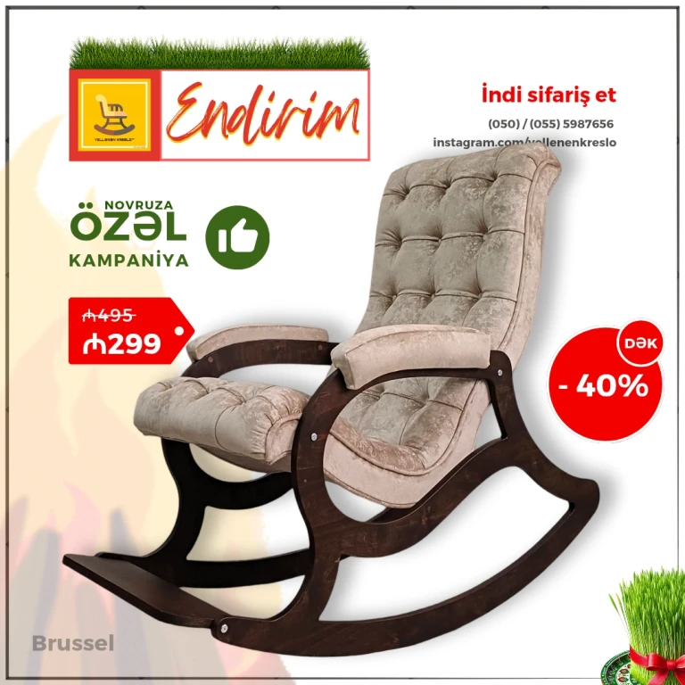 Yellənən kreslolar | Novruz endirimləri