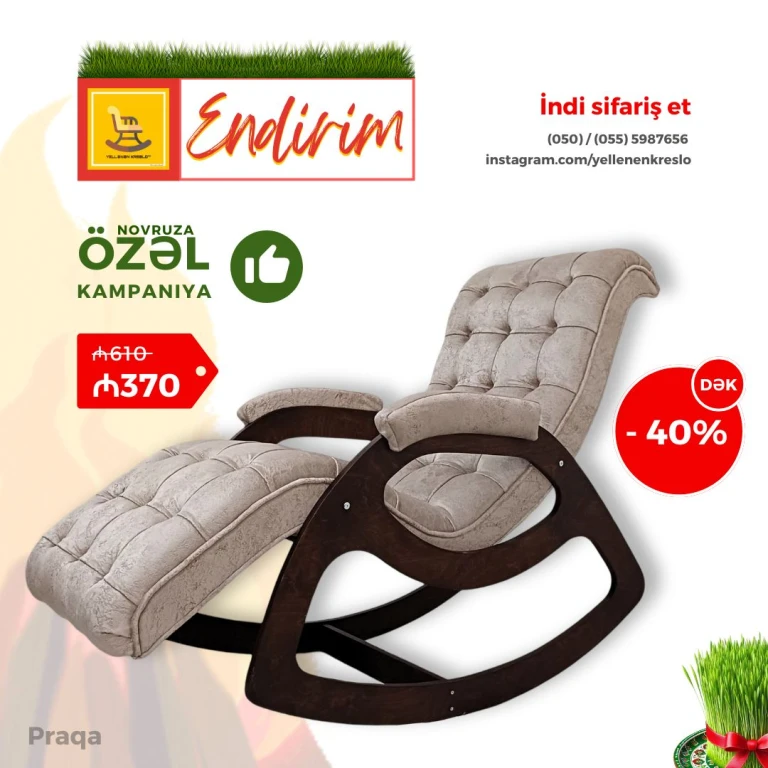 Yellənən kreslolar | Novruz endirimləri