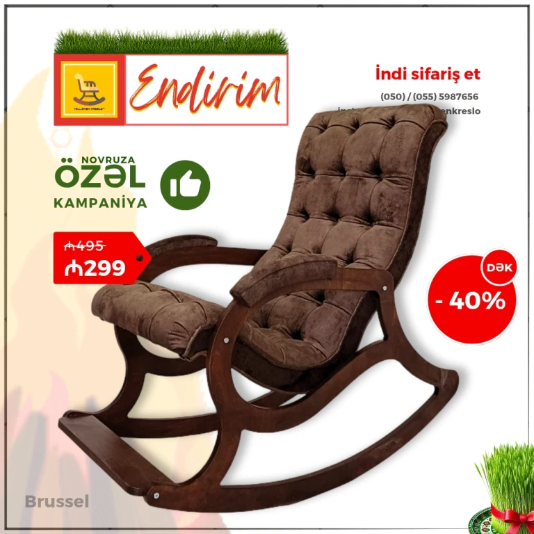 Yellənən kreslolar | Novruz endirimləri