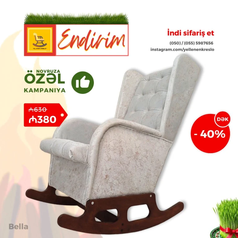 Yellənən kreslolar | Novruz endirimləri