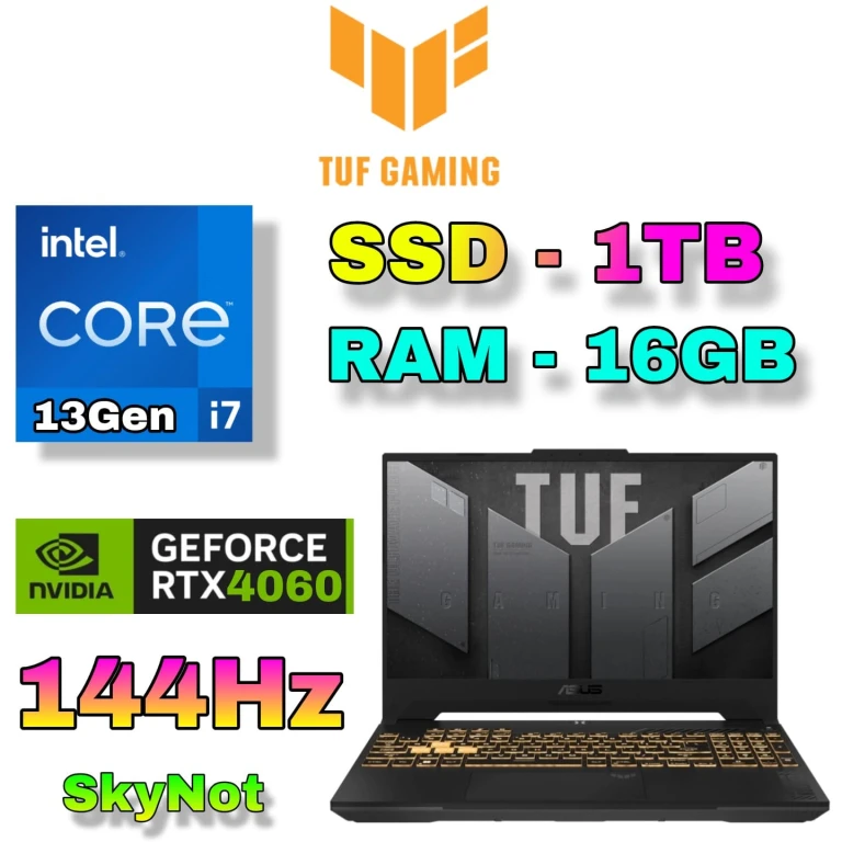 Asus Tuf FX507 RTX4060 Gaming noutbuk
