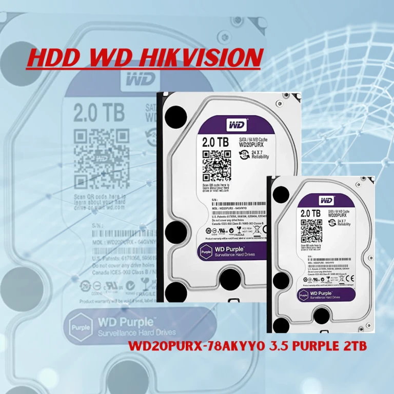 Hdd Wd Hikvision Wd20purx-78akyy0 3.5 Purple 2tb