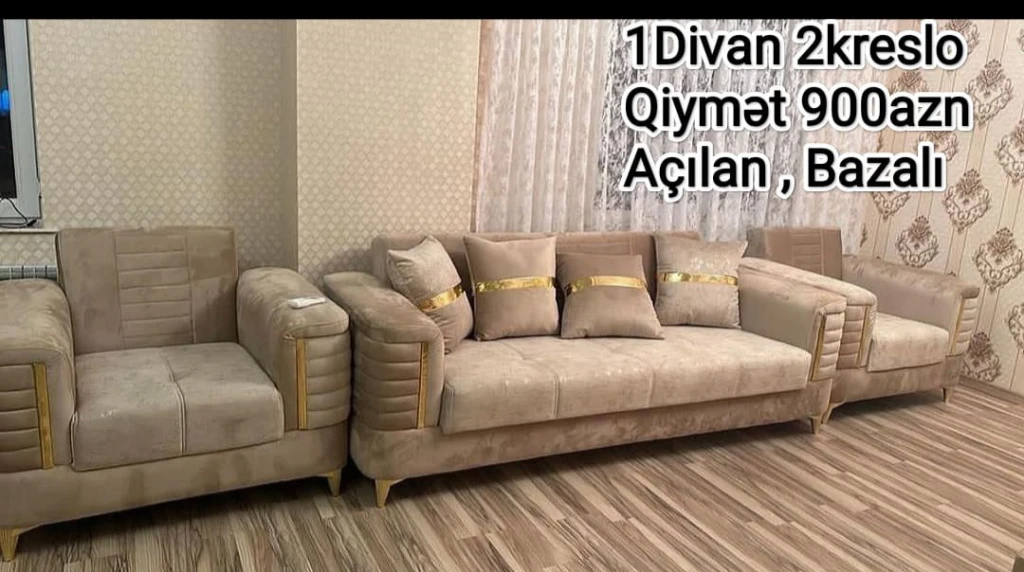 Divan kreslo dəsti