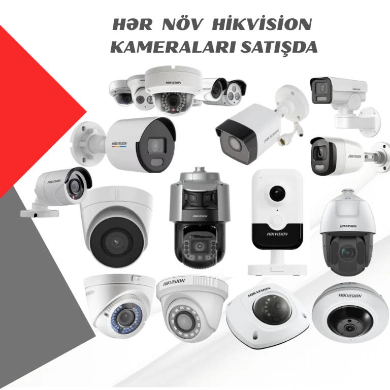 Hikvision Kamera Satışı və Quraşdırılması – Bütün Modellər