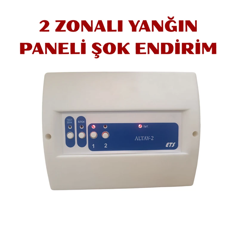 2 Zonalı Yanğın Paneli – Ucuz Qiymət, Zəmanətli SatışF