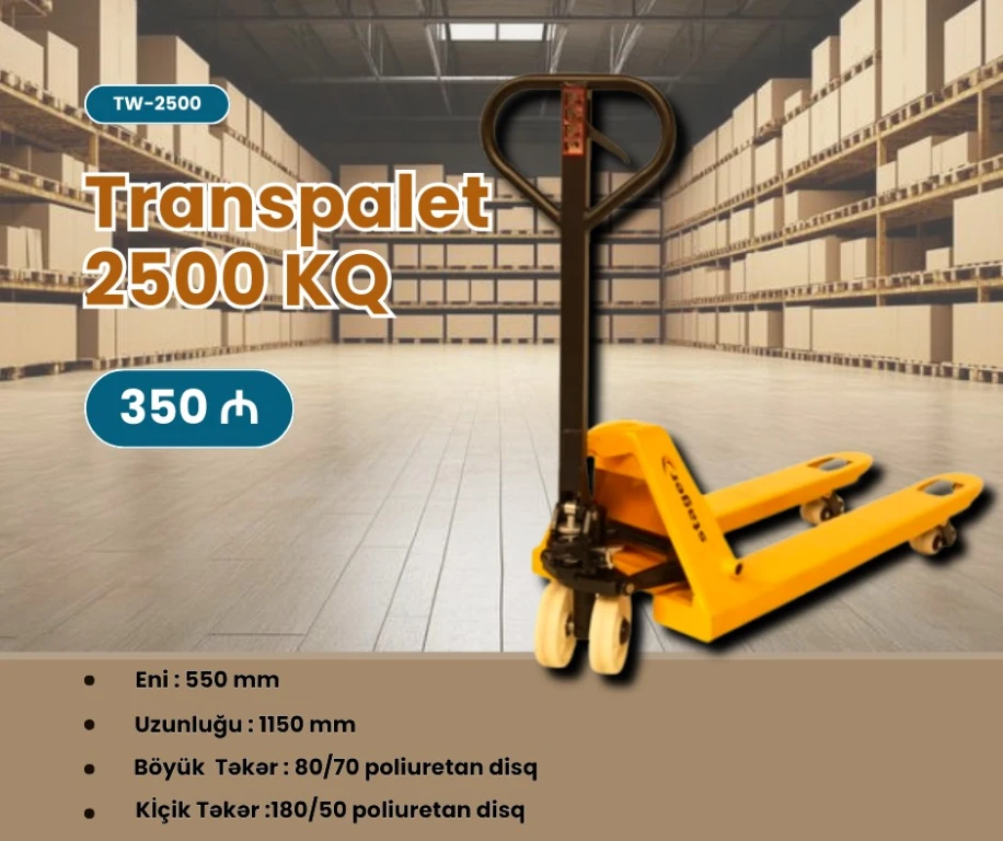 Transpalet Bar 2500kq